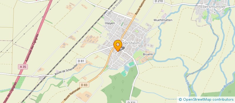 localisation de l'entreprise MONSIEUR WILLIAM SCHAAL  EBERSHEIM