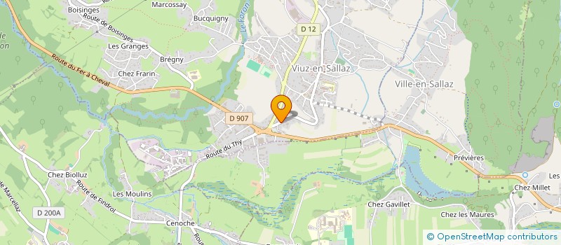 localisation de l'entreprise MONSIEUR WILLIAM SCHALLER  VIUZ-EN-SALLAZ