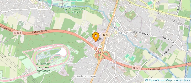 localisation de l'entreprise MONSIEUR WILLIAM SCHERRER  LINAS