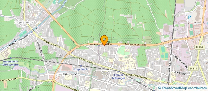 localisation de l'entreprise MONSIEUR WILLIAM SCHUELER  COLMAR