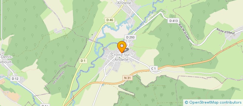 localisation de l'entreprise MONSIEUR WILLIAM SELLE  CROISY-SUR-ANDELLE