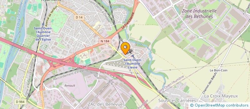 localisation de l'entreprise MONSIEUR WILLIAM-SERGE TOMBIDAM à SAINT-OUEN-L'AUMONE