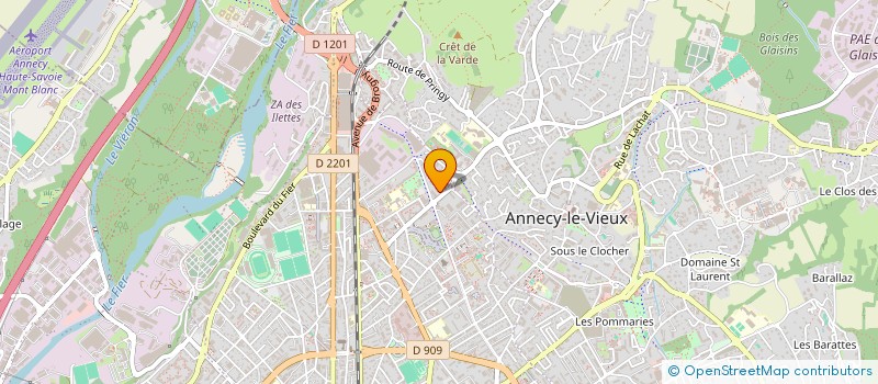 localisation de l'entreprise MONSIEUR WILLIAM SERICHARD  ANNECY