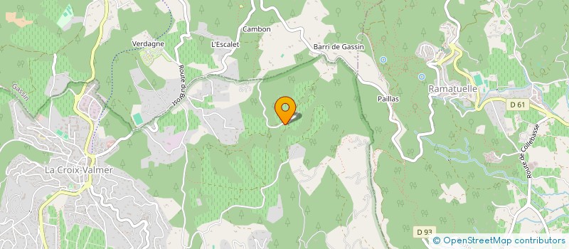 localisation de l'entreprise MONSIEUR WILLIAM SERRE  LA CROIX-VALMER