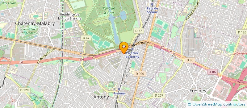 localisation de l'entreprise MONSIEUR WILLIAM SILVERIO à ANTONY