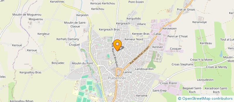 localisation de l'entreprise MONSIEUR WILLIAM SIMON  PLABENNEC