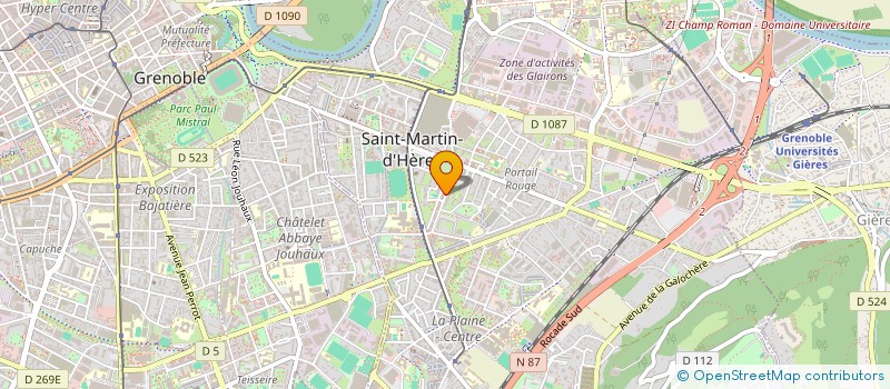 localisation de l'entreprise MONSIEUR WILLIAM SINABA  SAINT-MARTIN-D'HERES