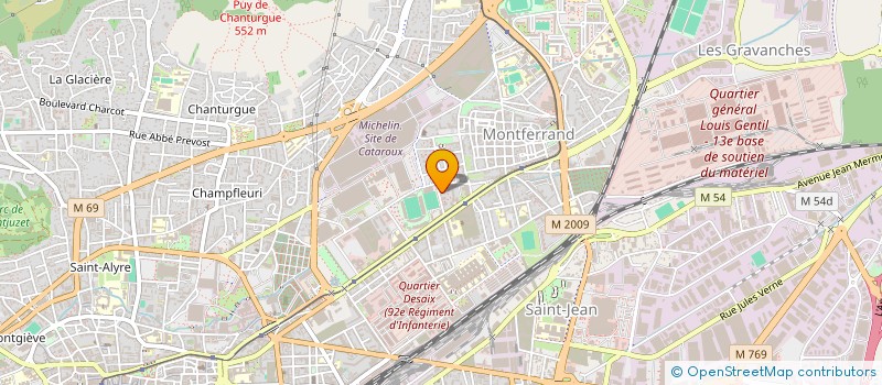 localisation de l'entreprise MONSIEUR WILLIAM SOPHIE  CLERMONT-FERRAND