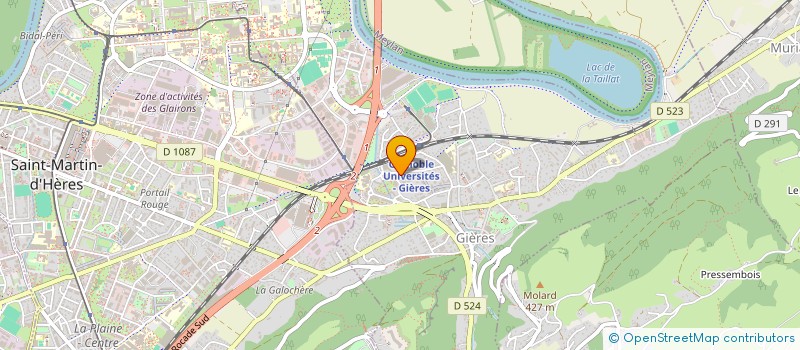 localisation de l'entreprise MONSIEUR WILLIAM SOUKHASING  GIERES