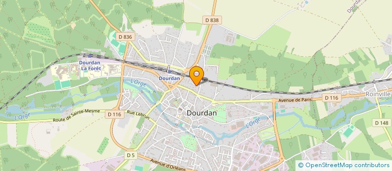 localisation de l'entreprise MONSIEUR WILLIAM SOW à DOURDAN