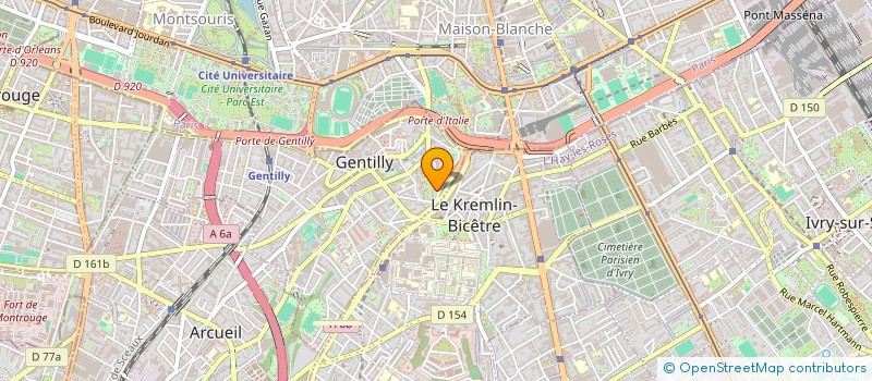 localisation de l'entreprise MONSIEUR WILLIAM STELTZER  GENTILLY