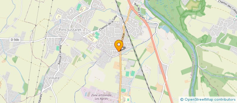 localisation de l'entreprise MONSIEUR WILLIAM STEPHENS  PINS-JUSTARET