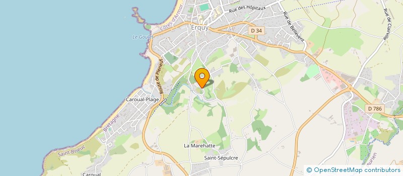 localisation de l'entreprise MONSIEUR WILLIAM STIMBACK à ERQUY