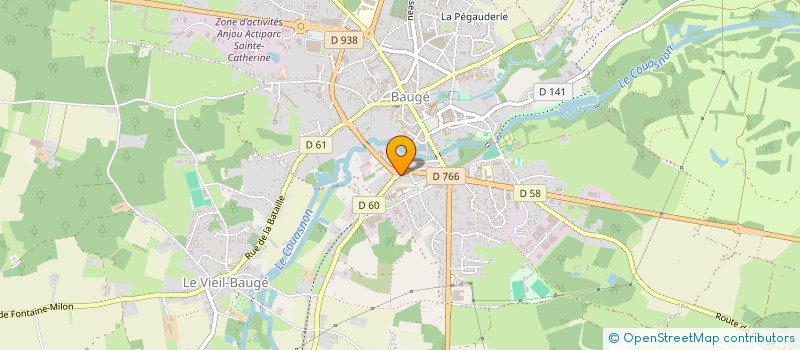 localisation de l'entreprise MONSIEUR WILLIAM STOLL  BAUGE-EN-ANJOU