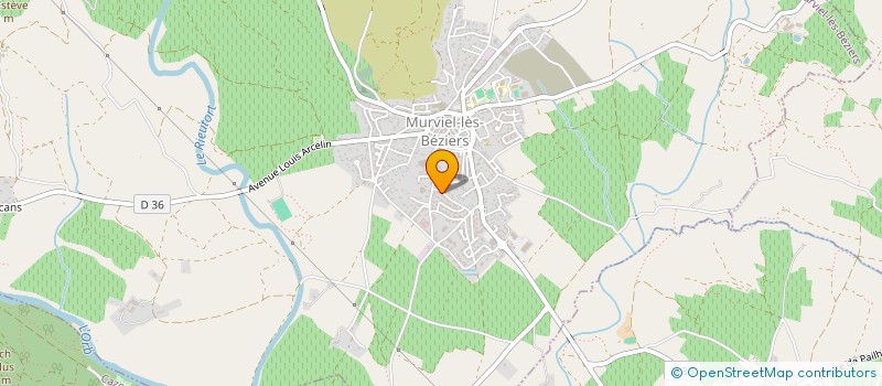 localisation de l'entreprise MONSIEUR WILLIAM SZATKOWSKI  MURVIEL-LES-BEZIERS