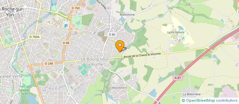 localisation de l'entreprise MONSIEUR WILLIAM SZCZACHOR à LA ROCHE-SUR-YON