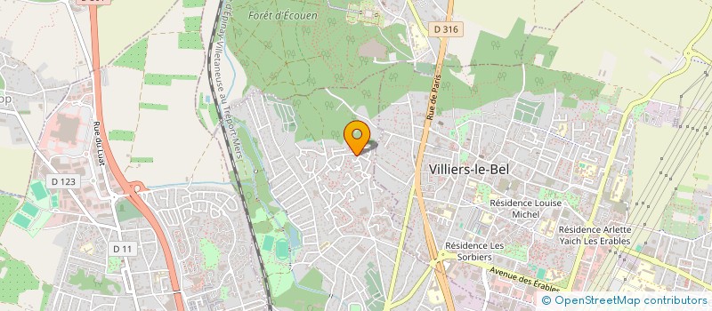 localisation de l'entreprise MONSIEUR WILLIAM TAHAR  SARCELLES