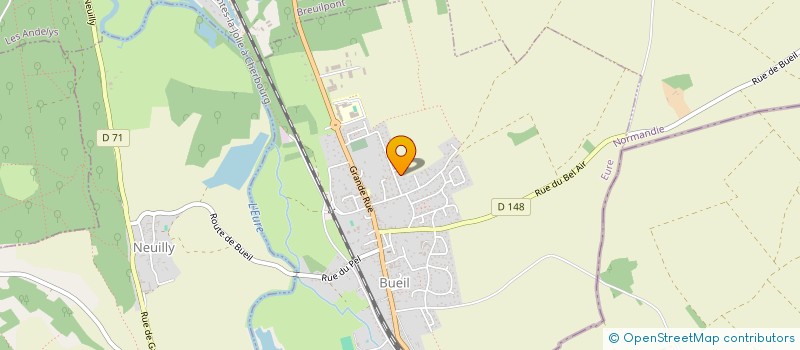 localisation de l'entreprise MONSIEUR WILLIAM TALVAT  BUEIL