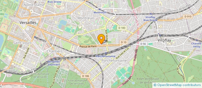localisation de l'entreprise MONSIEUR WILLIAM TAMAKLOE à VERSAILLES