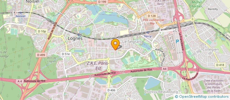 localisation de l'entreprise MONSIEUR WILLIAM TAN à LOGNES