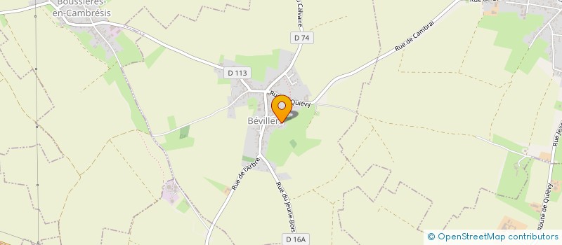 localisation de l'entreprise MONSIEUR WILLIAM TETAR à BEVILLERS
