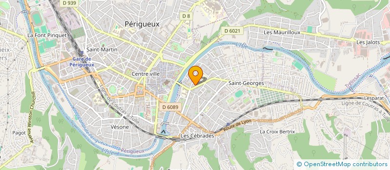 localisation de l'entreprise MONSIEUR WILLIAM THEVENET  PERIGUEUX