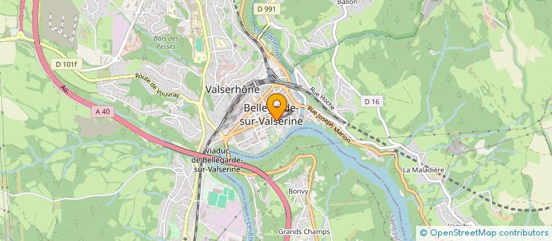 localisation de l'entreprise MONSIEUR WILLIAM THOMASSE à VALSERHONE