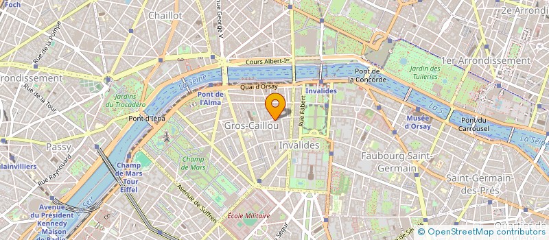 localisation de l'entreprise MONSIEUR WILLIAM THOMPSON  PARIS