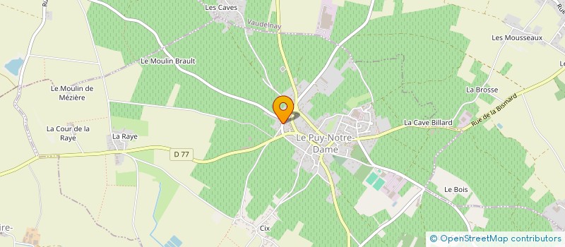 localisation de l'entreprise MONSIEUR WILLIAM TILLEY  LE PUY-NOTRE-DAME