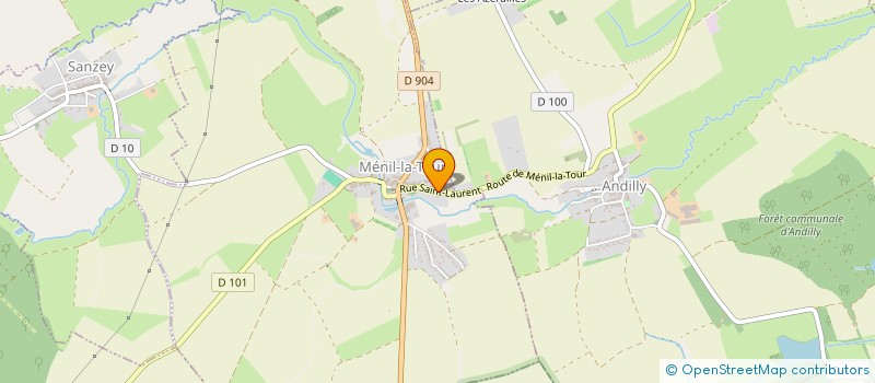 localisation de l'entreprise MONSIEUR WILLIAM TOMBU  MENIL-LA-TOUR