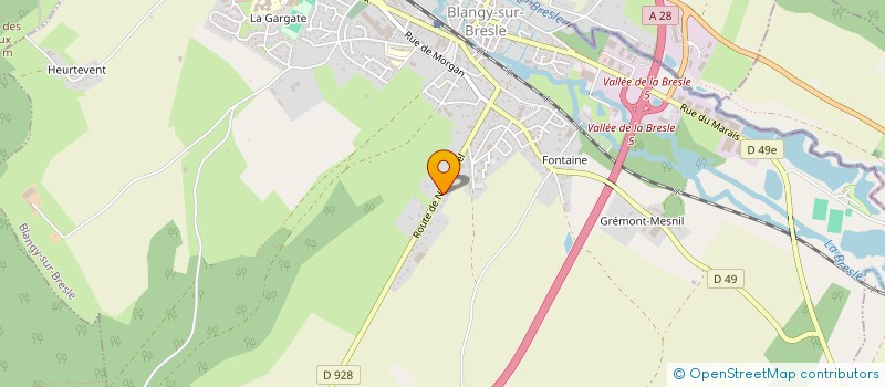 localisation de l'entreprise MONSIEUR WILLIAM TOUSSAINT à BLANGY-SUR-BRESLE