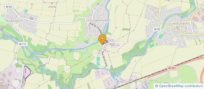 localisation de l'entreprise MONSIEUR WILLIAM TRACQUI  HANGENBIETEN