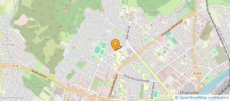 localisation de l'entreprise MONSIEUR WILLIAM TRAININI  THIONVILLE