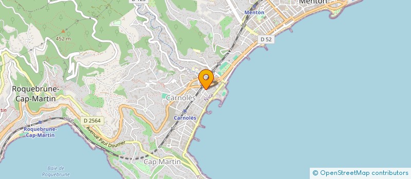 localisation de l'entreprise MONSIEUR WILLIAM TRAMINI à ROQUEBRUNE-CAP-MARTIN