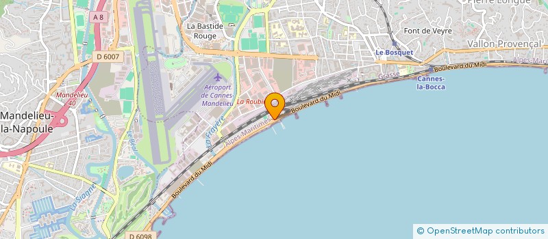 localisation de l'entreprise MONSIEUR WILLIAM TRANCHEMER à CANNES