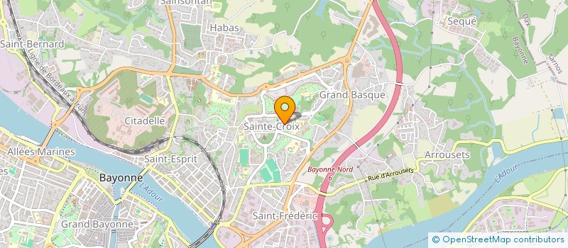 localisation de l'entreprise MONSIEUR WILLIAM TRECU à BAYONNE