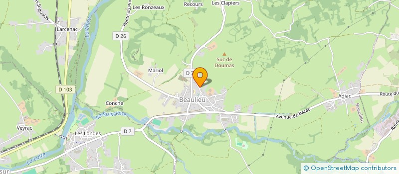 localisation de l'entreprise MONSIEUR WILLIAM TRIOLLIER  SAINT-VINCENT