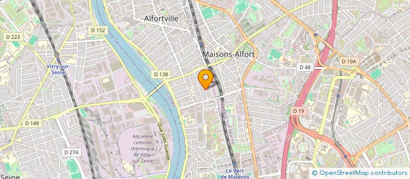 localisation de l'entreprise MONSIEUR WILLIAM TROMMETTER  ALFORTVILLE