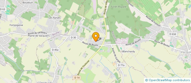 localisation de l'entreprise MONSIEUR WILLIAM TROUVAT  VILLENEUVE-LES-BOULOC