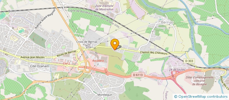 localisation de l'entreprise MONSIEUR WILLIAM UGAL  BERRIAC