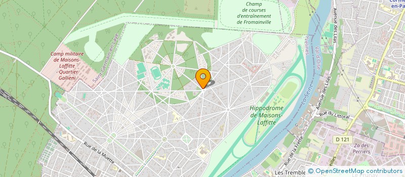localisation de l'entreprise MONSIEUR WILLIAM UPTON  MAISONS-LAFFITTE