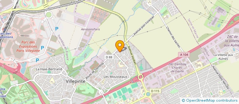 localisation de l'entreprise MONSIEUR WILLIAM VAN à VILLEPINTE
