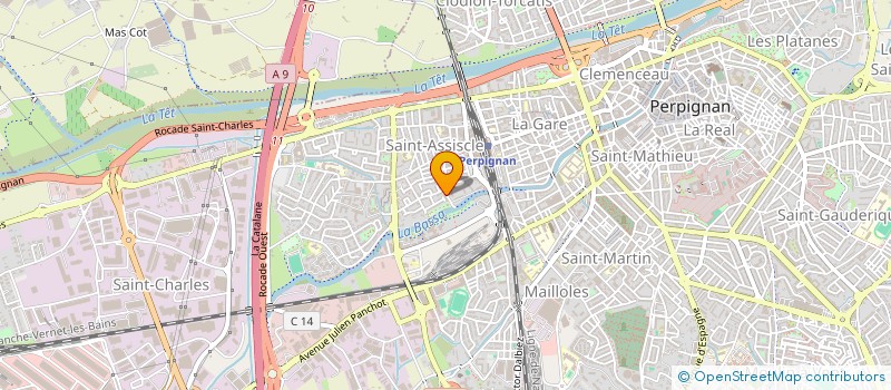 localisation de l'entreprise MONSIEUR WILLIAM VANNIER  PERPIGNAN