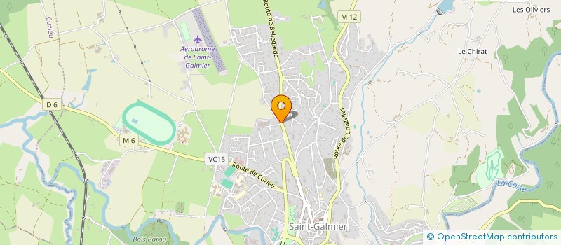 localisation de l'entreprise MONSIEUR WILLIAM VANPEPERSTRAETE  SAINT-GALMIER