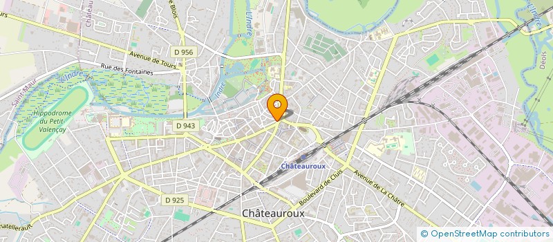 localisation de l'entreprise MONSIEUR WILLIAM VASSOR à CHATEAUROUX