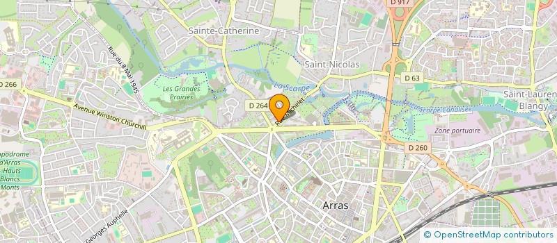 localisation de l'entreprise MONSIEUR WILLIAM VERBANCK à ARRAS