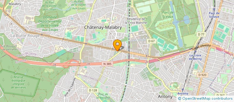 localisation de l'entreprise MONSIEUR WILLIAM VERGNAUD  CHATENAY-MALABRY