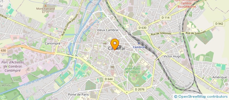 localisation de l'entreprise MONSIEUR WILLIAM VERMEECH à CAMBRAI