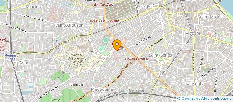 localisation de l'entreprise MONSIEUR WILLIAM VERNAY  BORDEAUX