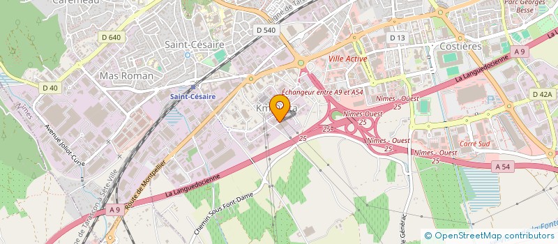 localisation de l'entreprise MONSIEUR WILLIAM VESSEAU à NIMES